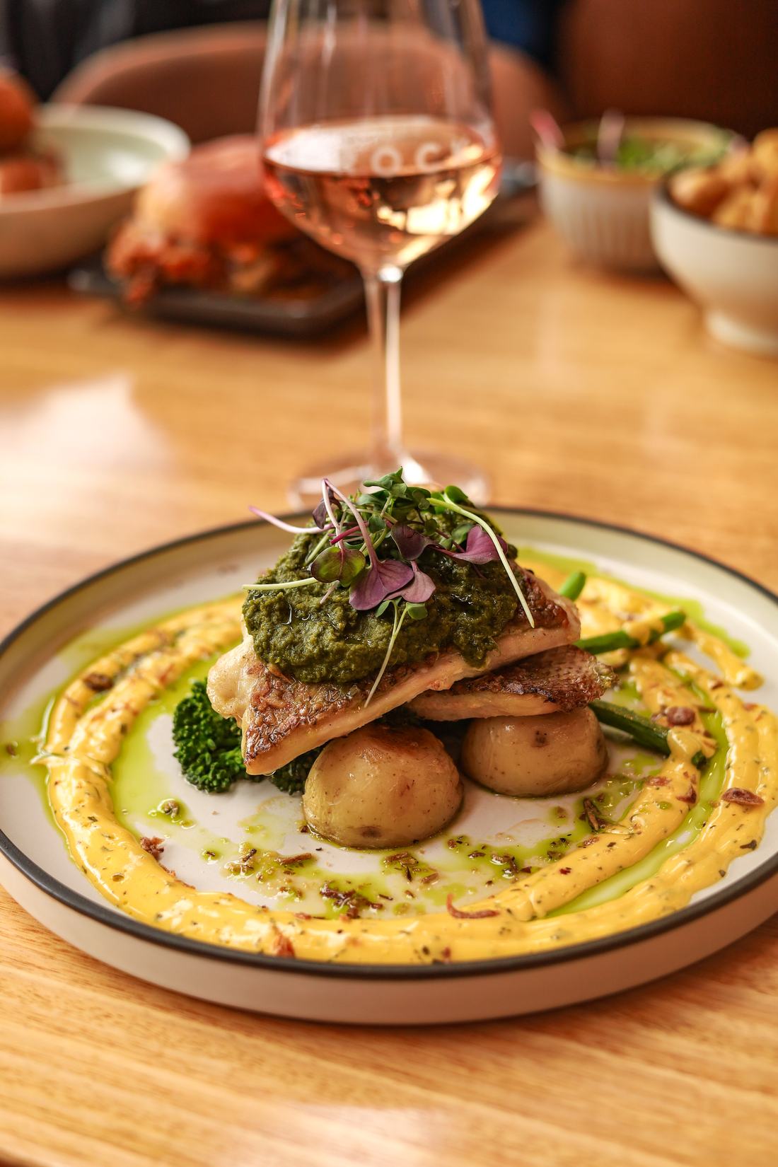 A plated main course at The Rock, Toowoomba