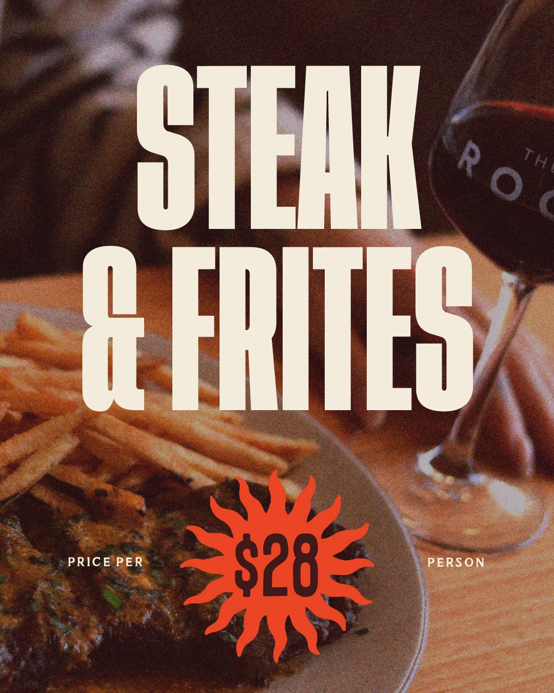 Steak and Frites at The Rock Toowoomba, every Wednesday night, 250g steak with bottomless frites for $28 per person